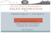 Sales promotion ppt2 by Shumet Demeke. (AAUSC)