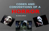 Codes and conventions of a horror