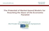The potential of market-based models for reaching the base of the economic pyramid