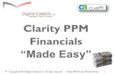 Clarity ppm financials made easy