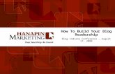 How To Build Your Blog Readership