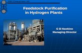 Feedstock Purificatiion in Hydrogen Plants