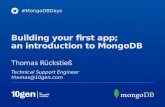 Building Your First App with MongoDB