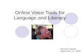 Online Voice Tools For Language And Literacy
