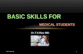Basic skills for medical students