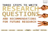 Write Research Questions & Recommendations in 3 Steps v1