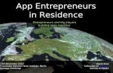 "App Entrepreneurs in Residence" by David Arias
