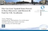The Go-Geo! Spatial Data Portal: A Data Discovery and Research Tool for UK Academia
