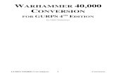 Warhammer 40K to Gurps 4th Ed