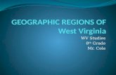 Geographic regions of west virginia