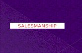 Module 2- Salesmanship