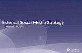 Social Media Strategy: External