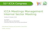 ICCA Meetings Management Internal Sector Meeting #ICCA12 SUNDAY 21/10/2012