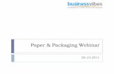 Paper and Packaging industry webinar: 26-Oct-2011