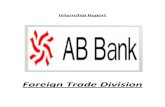 Internship report on foreign trade division of ab bank