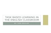 Task based learning in the english classroom