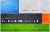 Literature search pipeline