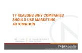 17 Reasons to Use Marketing Automation