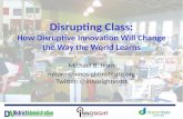 Blended Learn - Today and Tomorrow - Disruptive