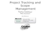 Project Tracking and Scope Management