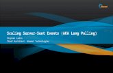 Addressing the scalability challenge of server sent events presentation