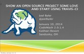 Show an Open Source Project Some Love and Start Using Travis-CI