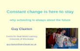 Constant change is here to stay: why schooling will always be about the future