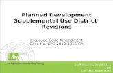 Planned Development Districts Staff Hearing