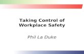 Taking Control Of Workplace Safety