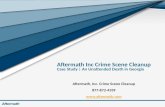 Aftermath Inc. Crime Scene Cleanup | A Case Study on Working with Grieving Families