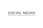 Social media:  an evolution in how we conduct business