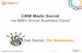 20110616 IBM CRM Made Simply via IBM's Social Business Cloud, Thomas Mc Erlean