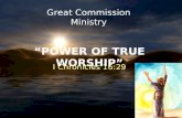Power Of True Worship