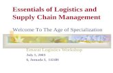 Essentials Of Logistics And Scm July5 2003