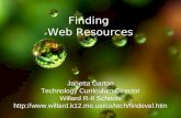 Finding Web Resources