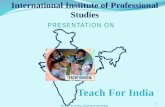 Teach for India presentation