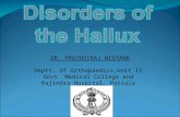 Disorders Of The  Hallux