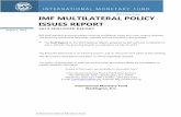 International Monetary Fund Multilateral Polisy Issues Report 2013 Spillover Report