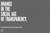 Brands in the social age of transparency