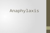 Overview of Anaphylaxis