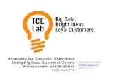 Improving the customer experience using big data customer-centric measurement and analytics