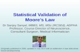 Moore's Law Statistical Validation [Updated] - Sanjoy Sanyal