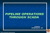 Pipeline operation through scada