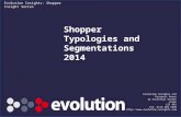 Shopper Typologies and Segmentations 2014
