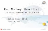 Red Monkey's shortlist for e-commerce success