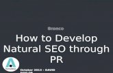 iGaming Barcelona 2013 - How to use PR for Natural SEO