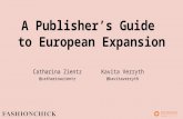 A Publisher’s Guide to European Expansion by Catharina Zientz & Kavita Verryth