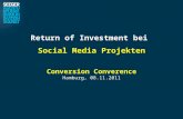 Social Media - Return of Investment