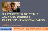 Patient Advocacy Groups Benefits To Oncology Commercialization []