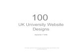 100 UK University Website Designs